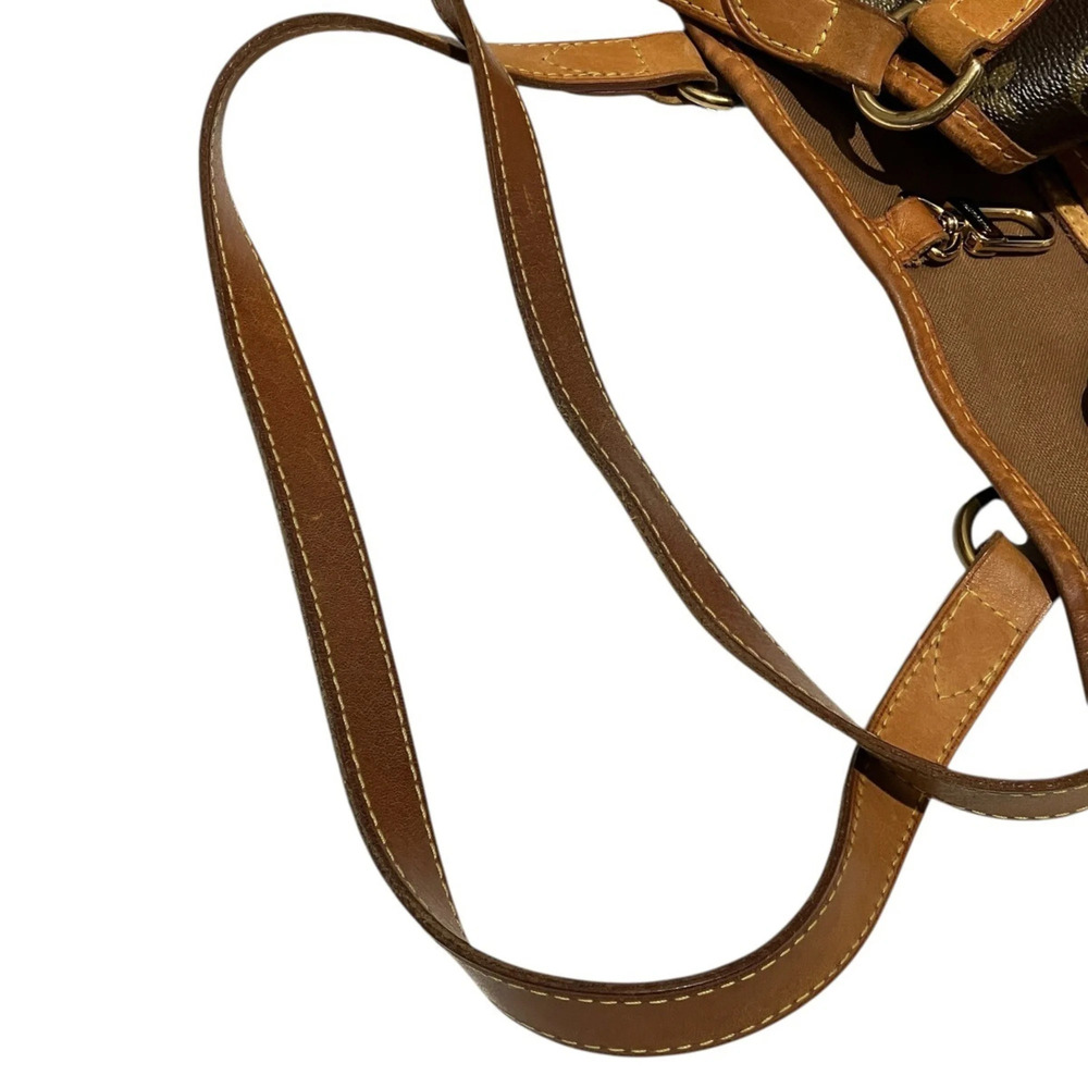 LOUIS VUITTON Brown Monogram Canvas Tote Bag - Picture 9 of 9